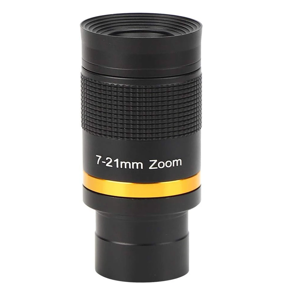 Zoom Eyepiece for Telescope Versatile 1.25inch 7-21mm Zoom Eyepiece for All 1.25'' Astronomic Telescope for Viewing Moon Planets