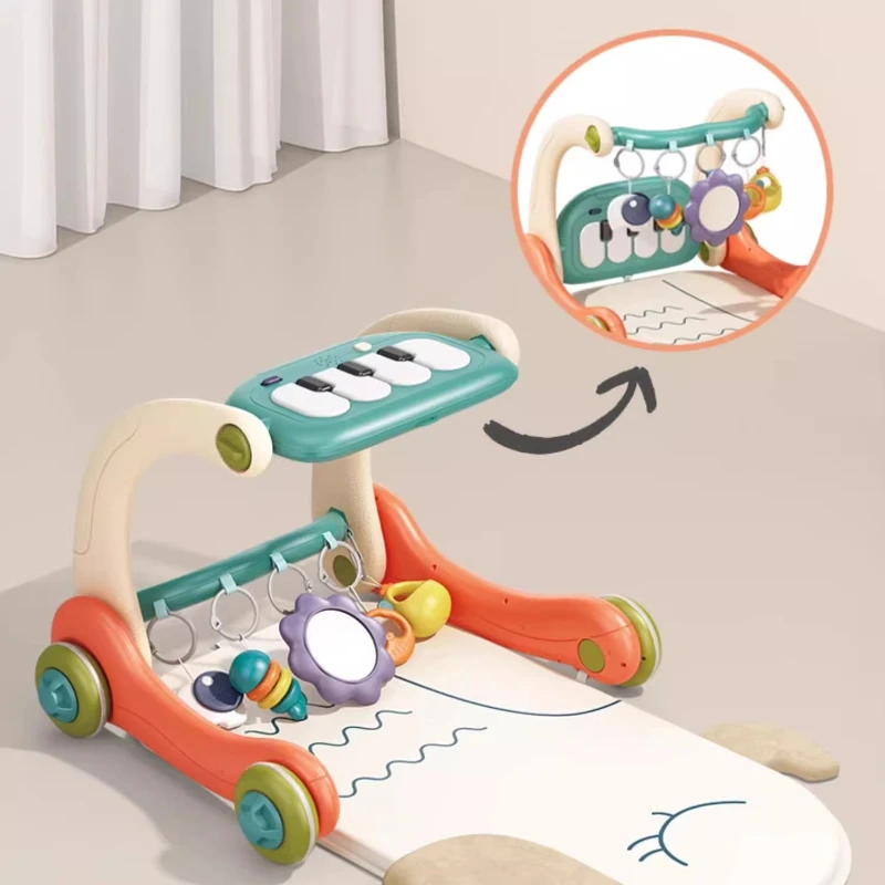 Baby Fitness Rack Walker Pedal Klavier Spielzeug Baby 0 1 Jahr alt 3 Monate 6 pädagogische Früherziehung Neugeborenes Kleinkind