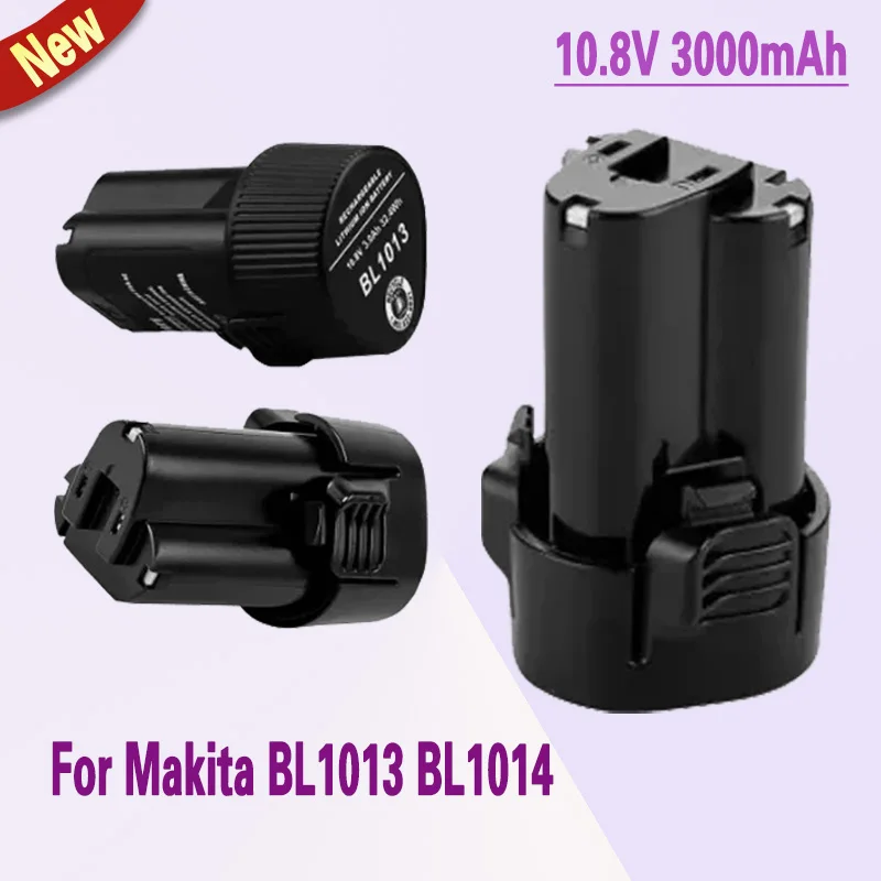 

100% Original 10.8V 3.0Ah Real Capacity Li-ion Battery for Makita BL1013 BL1014 BL 1013 BL 1014 LCT203W 194550-6 194551-4
