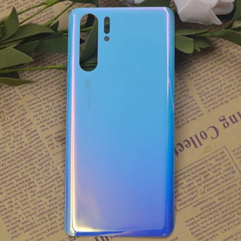 Rear Housing For Huawei P30 Pro VOG-L04 Glass Battery Cover Repair Replace Back Door Phone Rear Case + Logo With Camera Lens