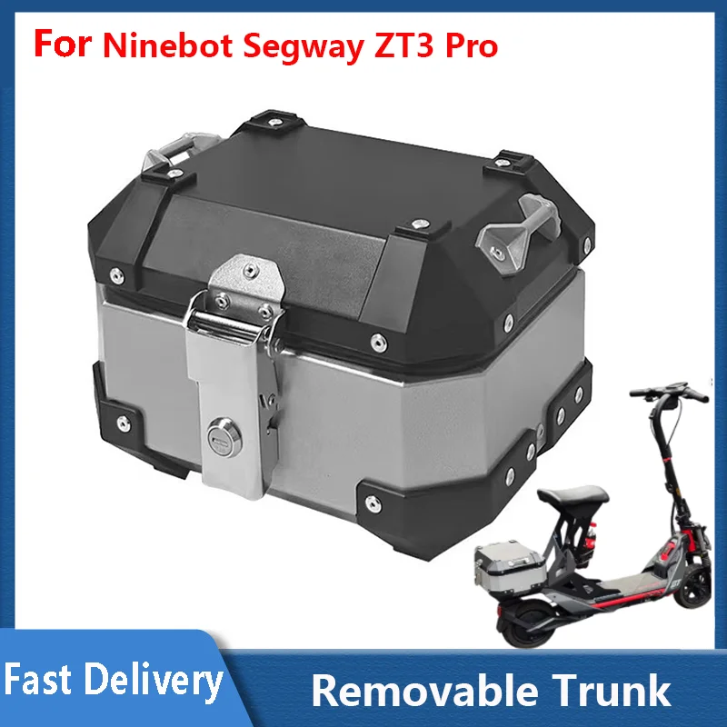 

Съемный багажник для Ninebot Segway ZT3 Pro. Подходит для скутеров, велосипедов и мотоциклов с креплением.