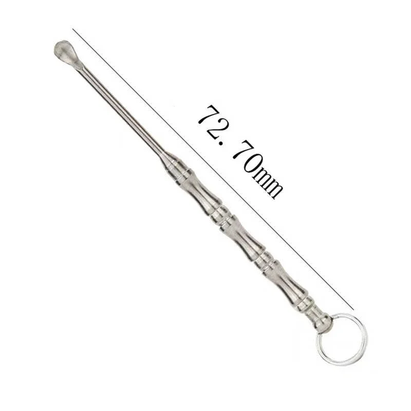 Outdoor EDC Small Titanium Alloy Ear Spoon Tool Portable Pendant Tool