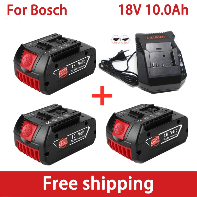 

New For Bosch 18V Battery 6.0Ah Electric Drill 18V 6000mAh Rechargeable Li-ion Battery BAT609 BAT609G BAT618 BAT618G BAT614