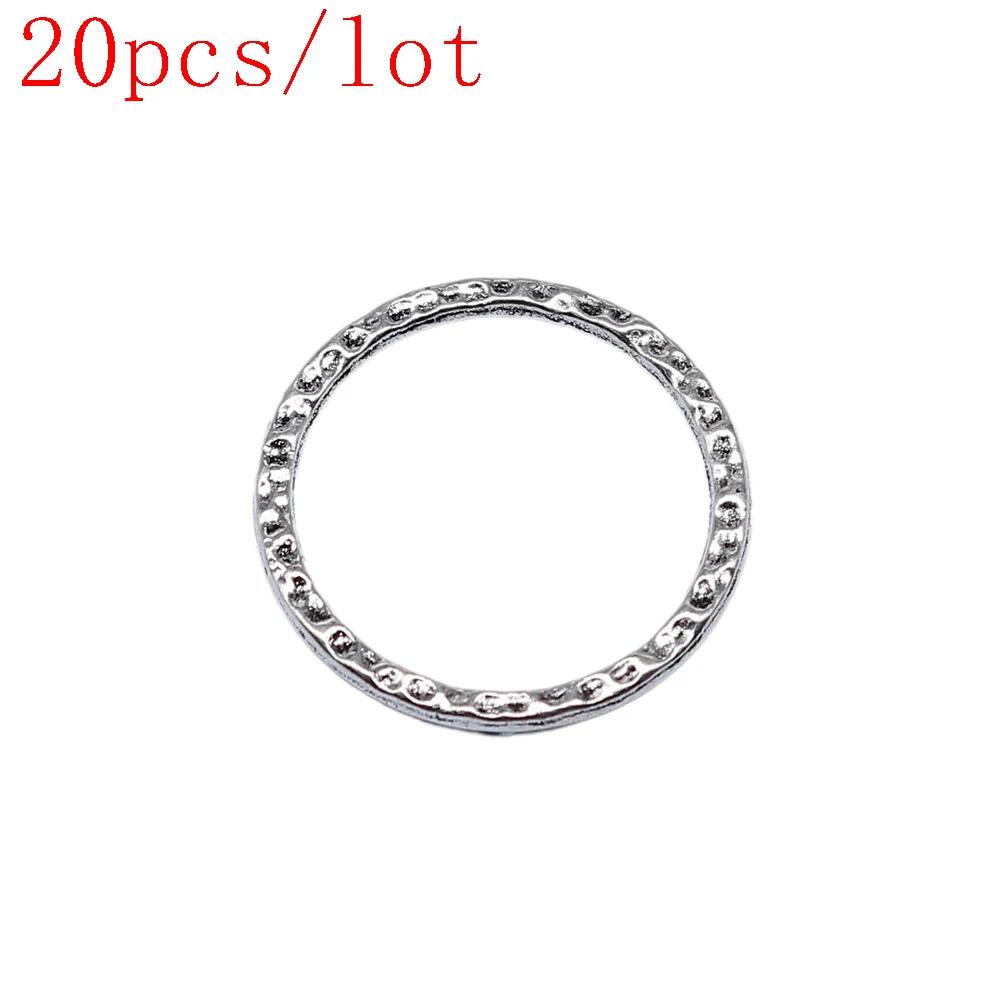 Hammered Circle Components Handmade Jewellery Making Supplies Materials