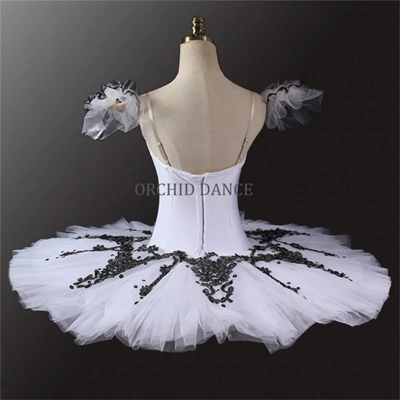 Tutù da balletto bianco professionale di alta qualità MOQ 1PCS Orchid Dance da donna