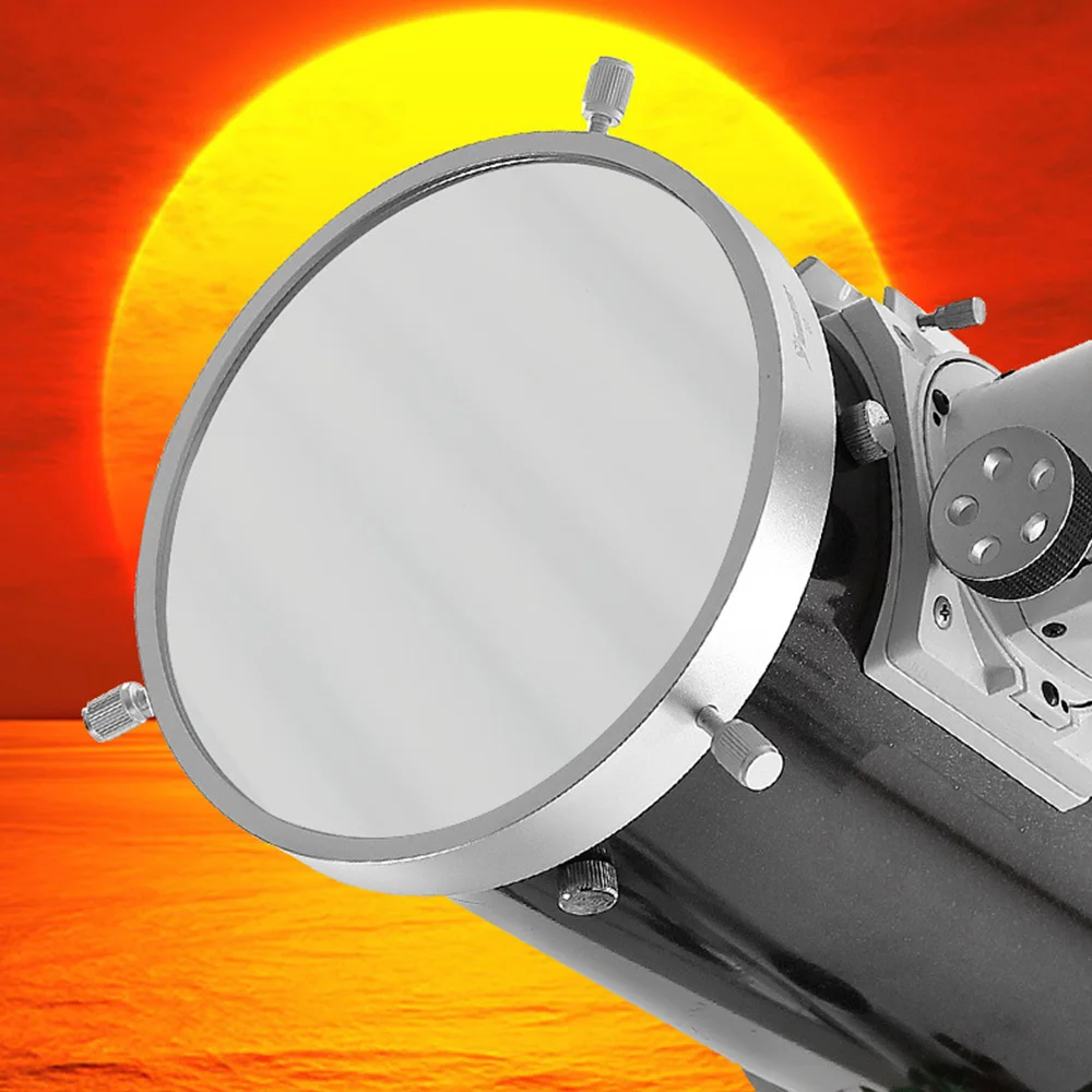 Accessoires universels pour télescope d'équilibrage, film solaire, filtre éclipse solaire, film Bader pour l'observation solaire, 180mm, 147mm-173mm