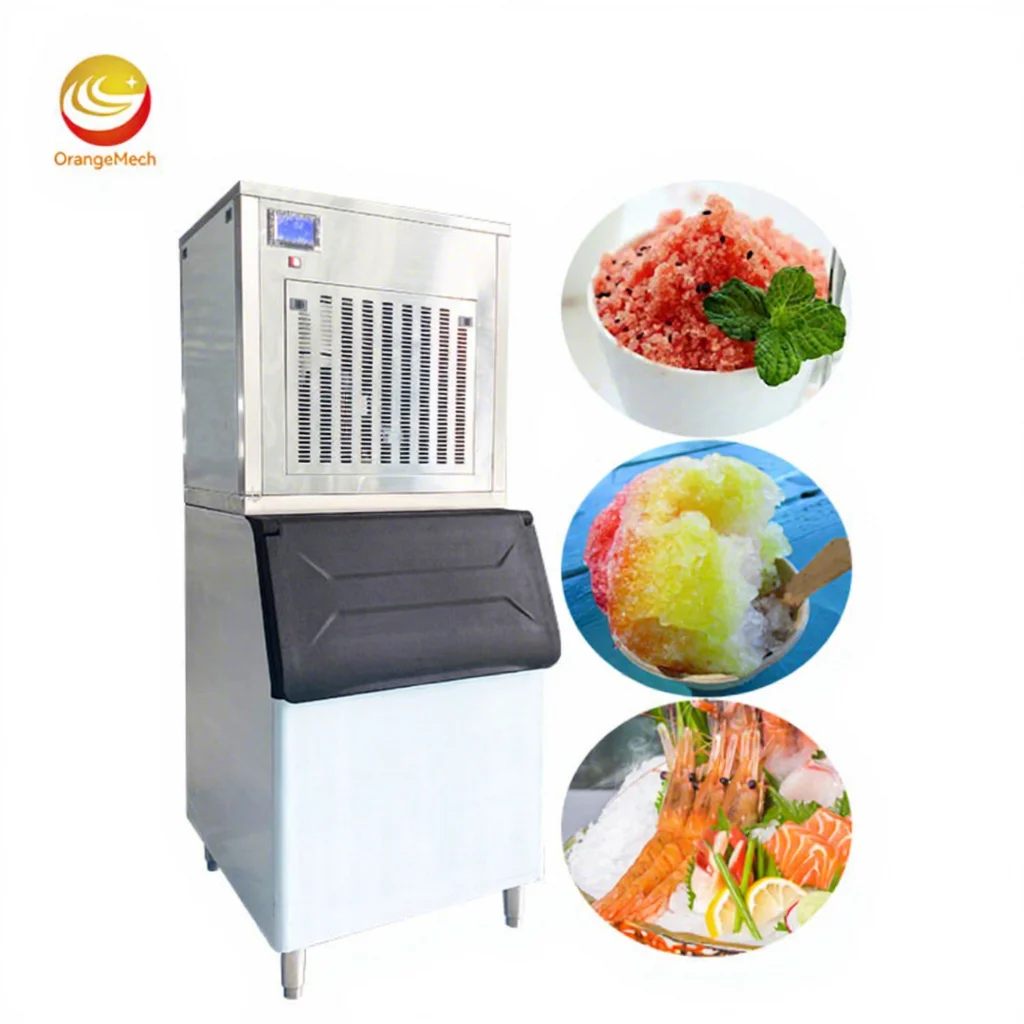 ORME Commercial Ice Flake Snow Make Machine Large Quick Ice Maker Machine