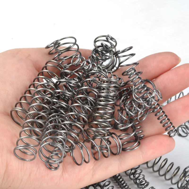 10pcs/lot 0.1 0.2mm-0.9mm Stainless Steel Micro Small Compression spring OD 13mm/14mm/15mm/16mm length 10mm to 100mm