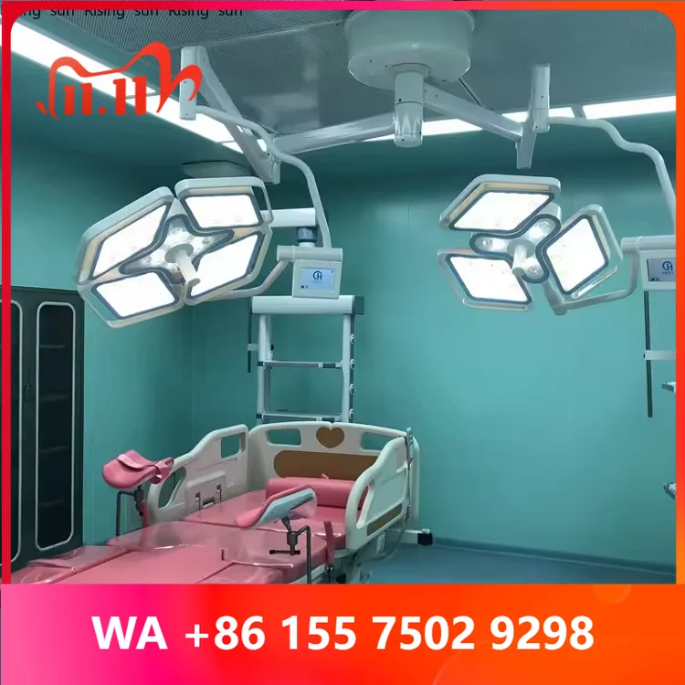 Adjus & Manual Hospital Medical Deliery Bed Steel Gynecological Examination Operating