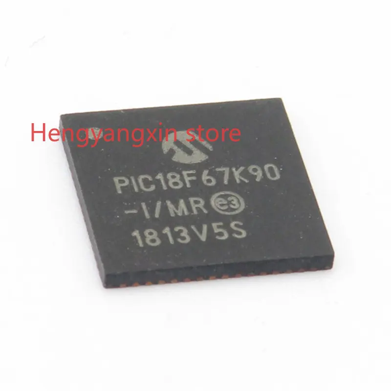 5PCS PIC18F67K90-I/MR , QFN-64 , PIC18F67K90T-I/MR , 8-bit Microcontrollers - MCU 128kB Flash 4kB RAM LCD,New Original