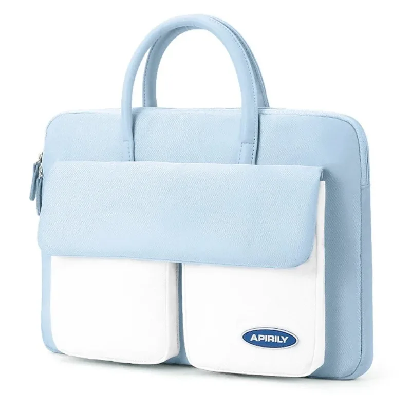Portable Laptop Messenger Bag 14-15.6 Inch - Waterproof Shoulder Handbag Briefcase, Lightweight Sleeve Case for Office Travel