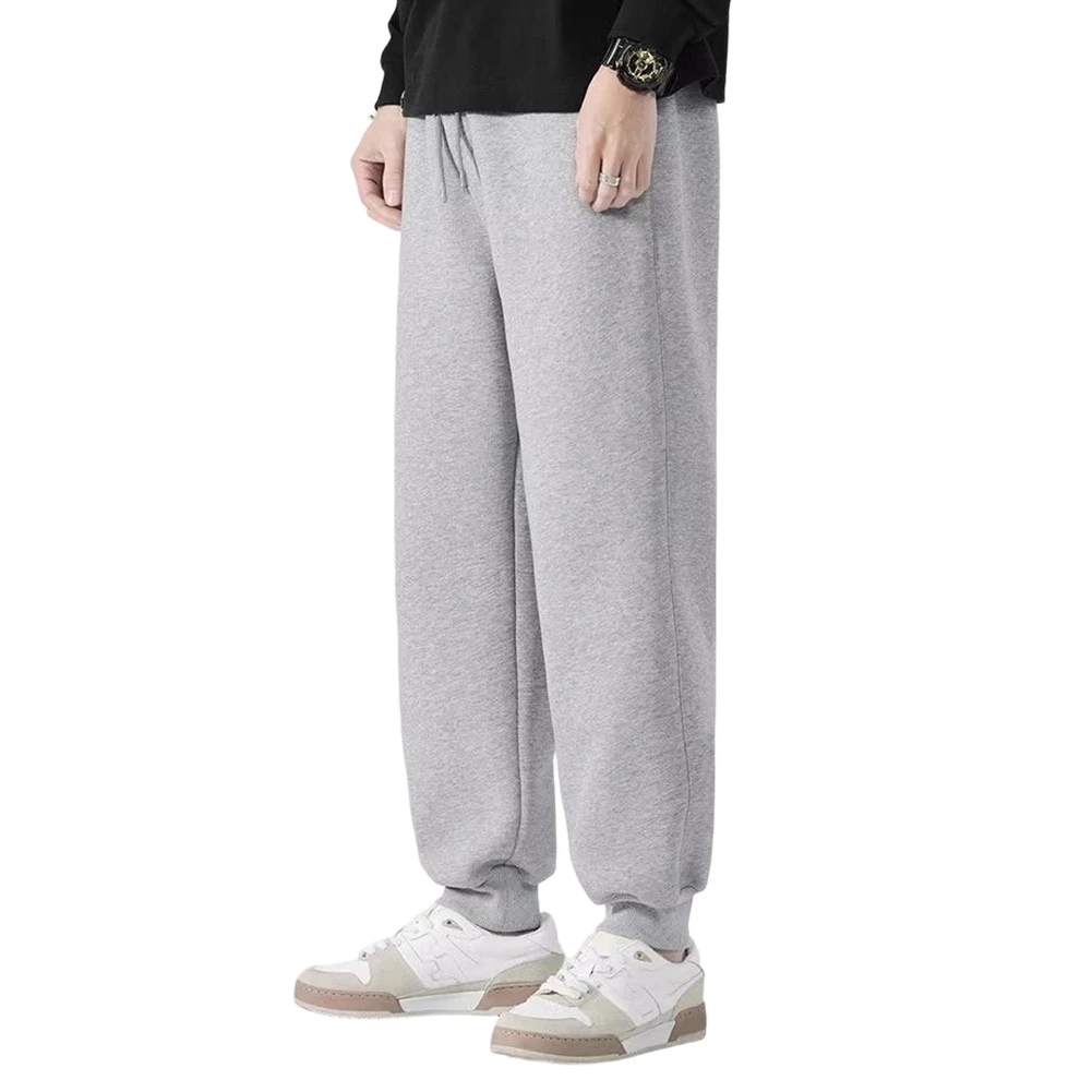 Men Big And Tall Joggers Loose Fit Sweatpants Cotton Fleece Running Gym Pants Casual Trousers Fall Winter