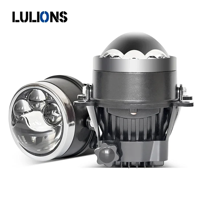 3Inch Laser Lens Car Fog Lamp H11 Bi-led Fog Light Bulb Led Projector For Toyota Honda Ford Bi Lens H11 Led Headlight Bulb