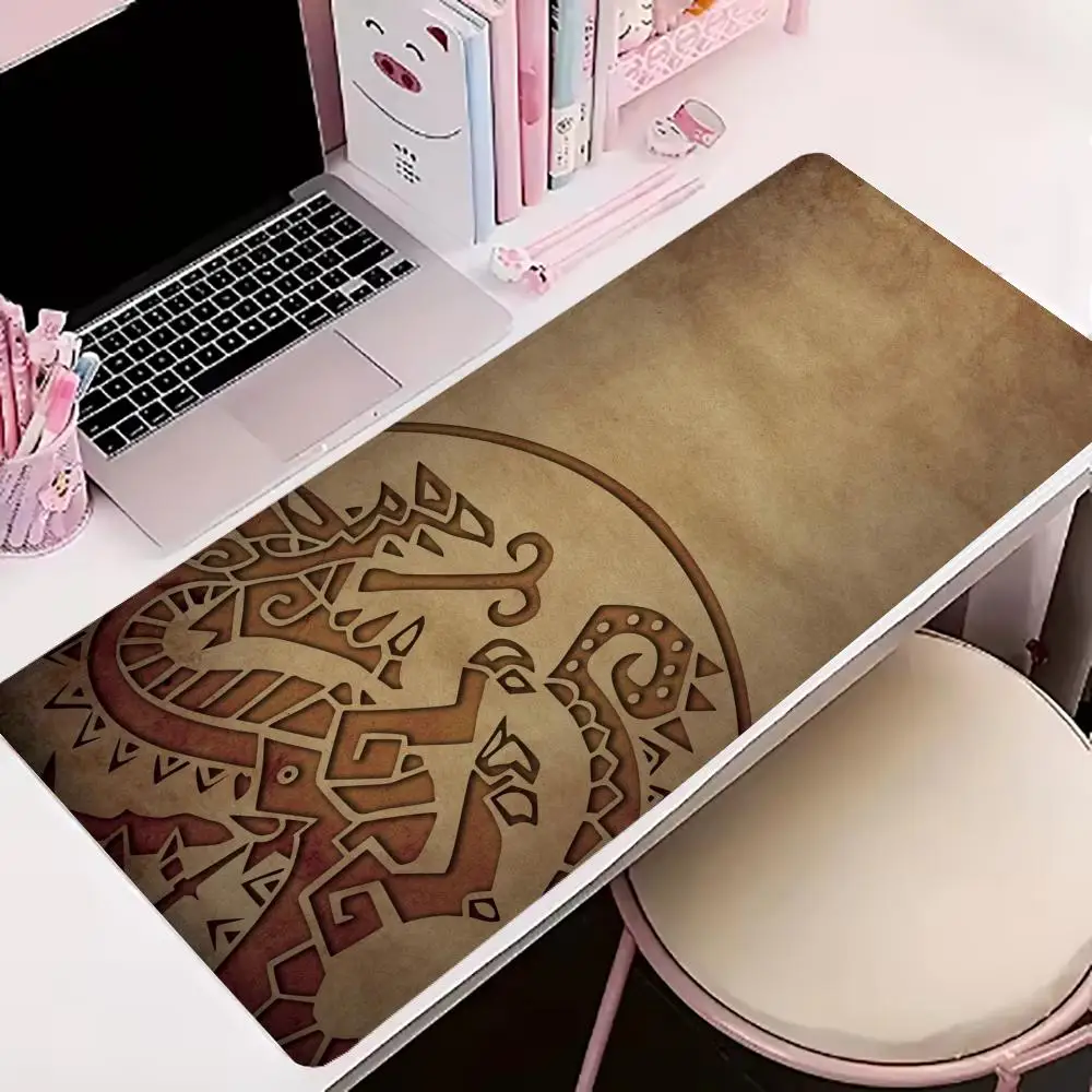 

Hot selling Monster Hunter mouse pad XXL non-slip keyboard mouse pad computer office accessories mouse pad e-sports game carpet