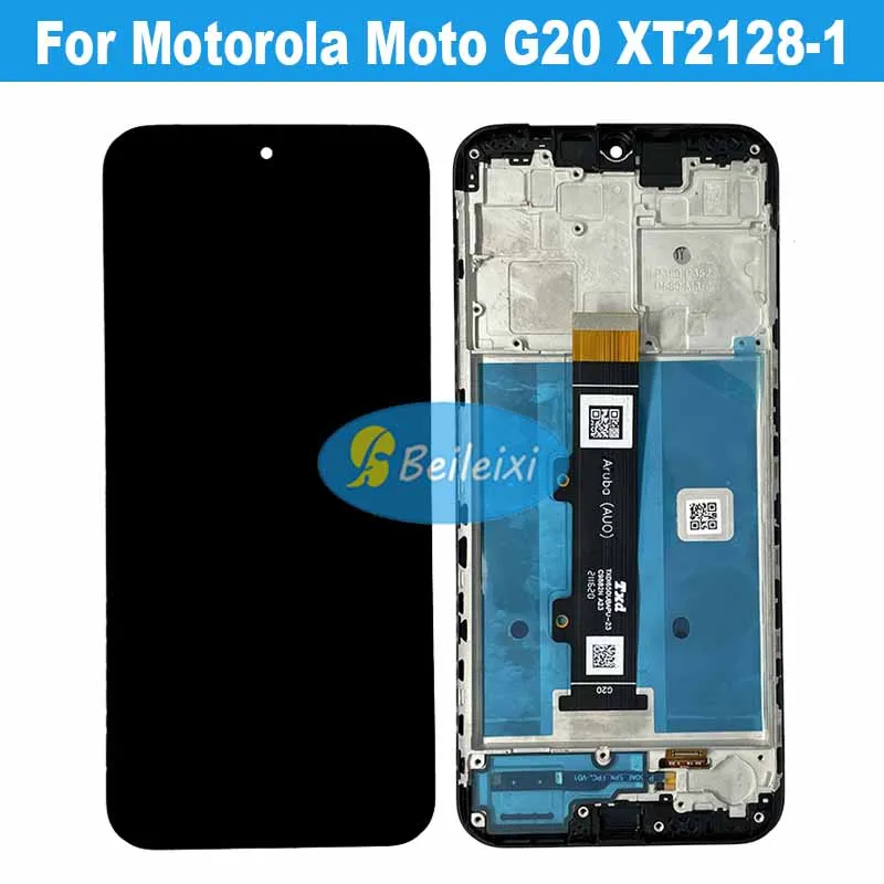 For Motorola Moto G20 XT2128-1 XT2128-2 LCD Display Touch Screen Digitizer Assembly Replacement Parts