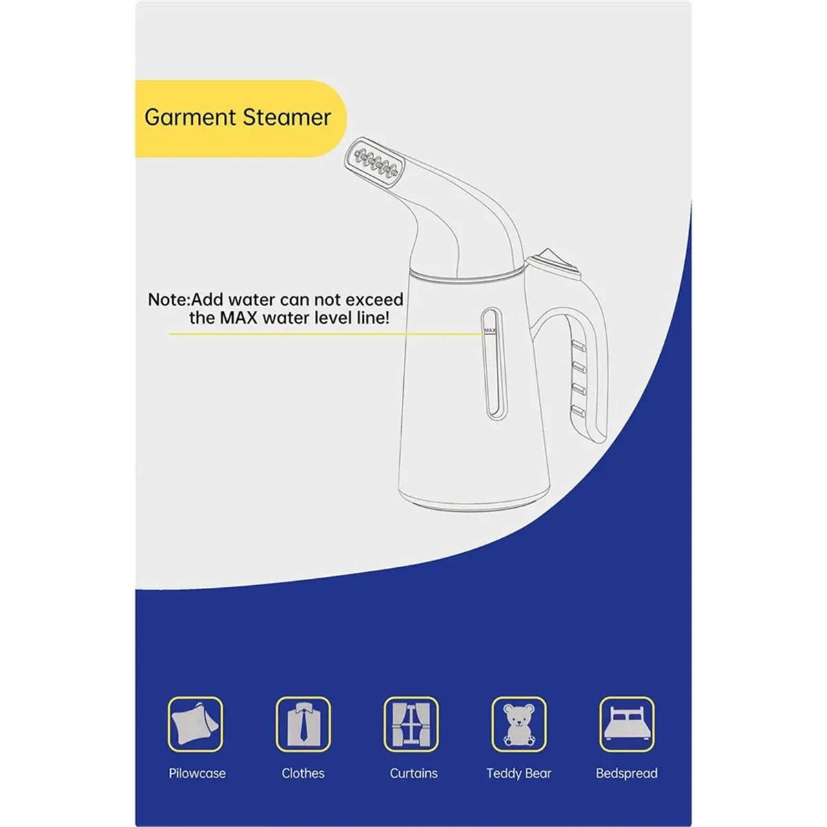 [Promotions]Handheld Garment Steamer 700W with Automatic Shut-Off, 120ml Water Tank for Efficient Wrinkle Removal