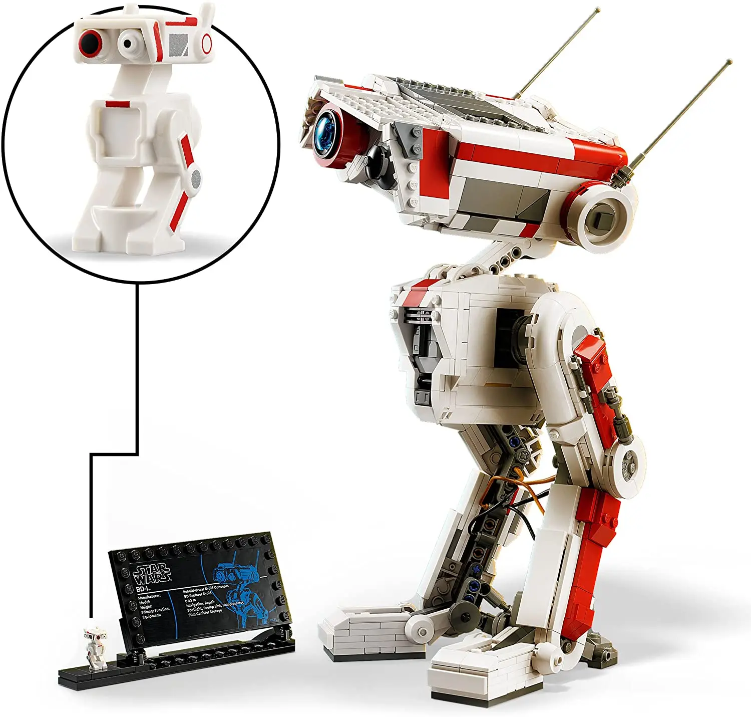 1062PSC BD-1 Robot Space Star modelo bloques de construcción 75335 detección Robot perro ladrillos niños regalos de cumpleaños niños juguetes