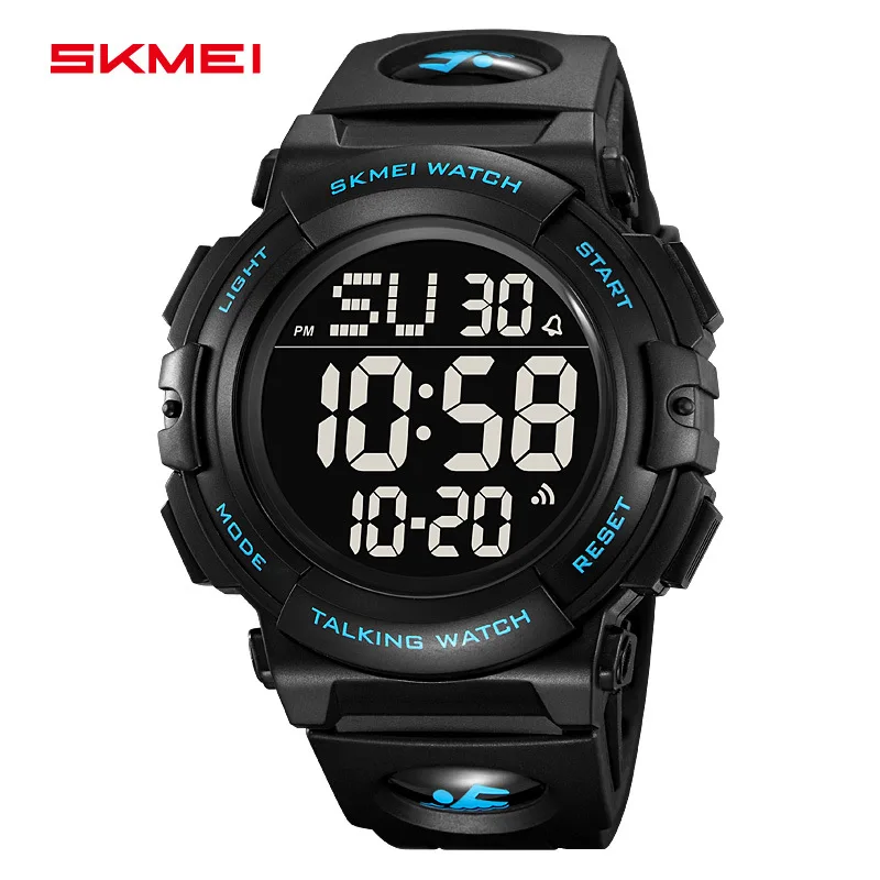 Skmei Multifunctional Voice Time Electronic Watch Waterproof Student Electronic Sports Watch Men's Watch Outdoor