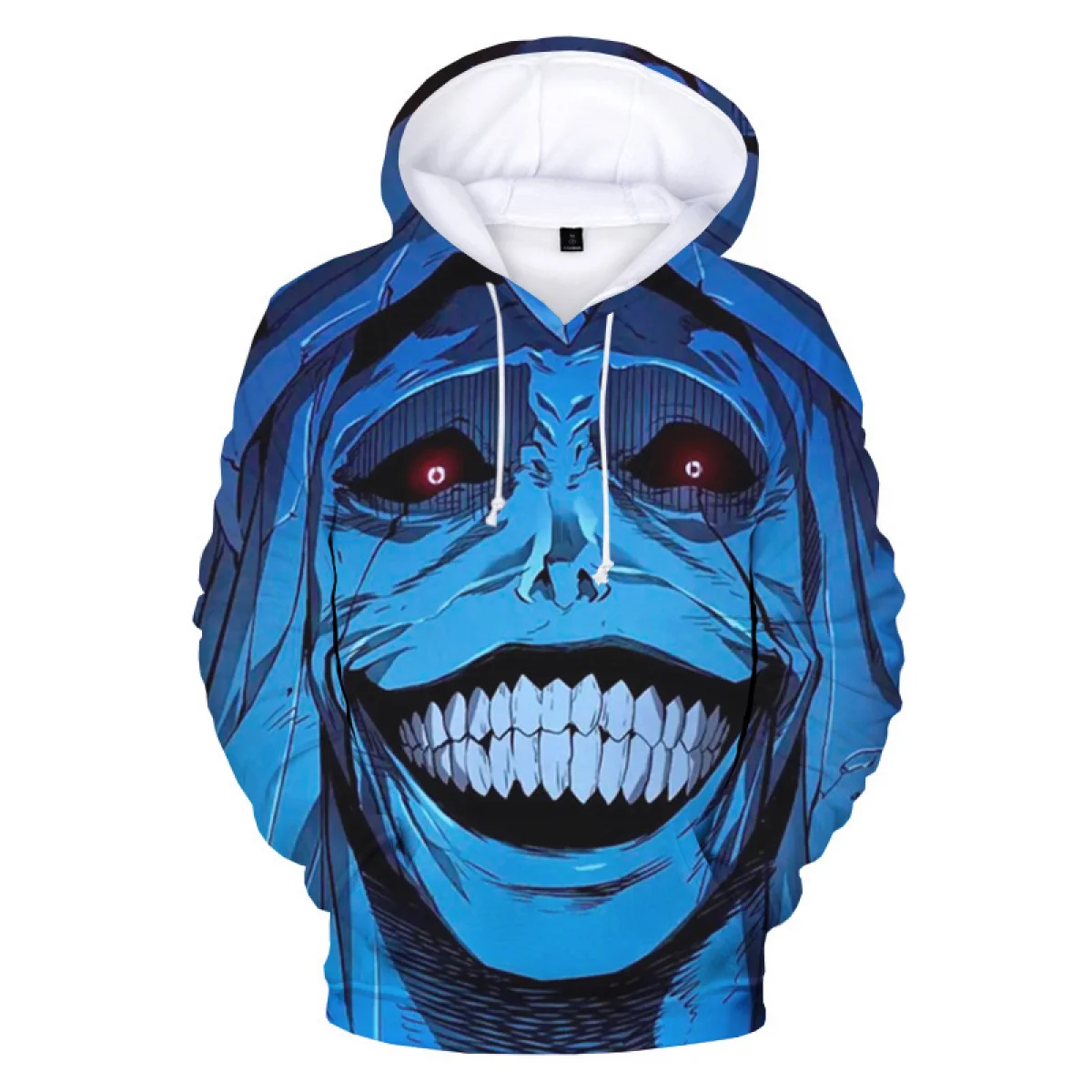 Sudadera con capucha con estampado 3d de Anime para hombre y mujer, ropa de calle informal para Halloween, jersey de Hip Hop