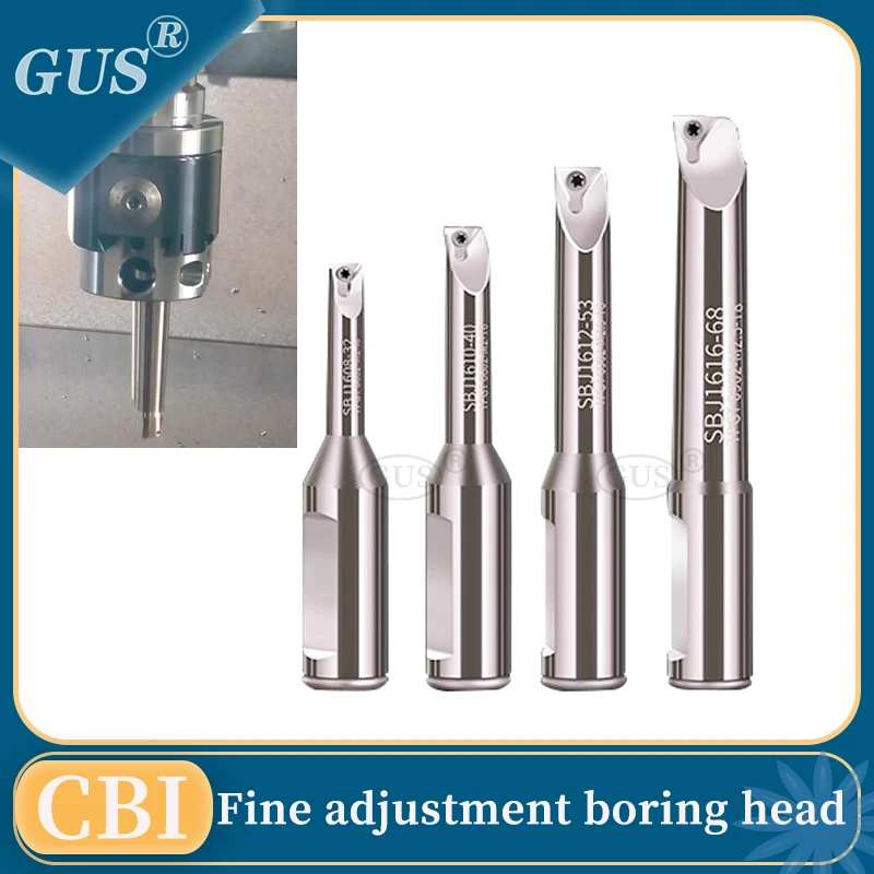 1PCS SBJ Fine Boring Tool Bar SBJ16 SBJ20 06 08 10 12 16 20 25 30 Fine Boring Bar for NBH2084 NBJ16 Adjustable Boring head