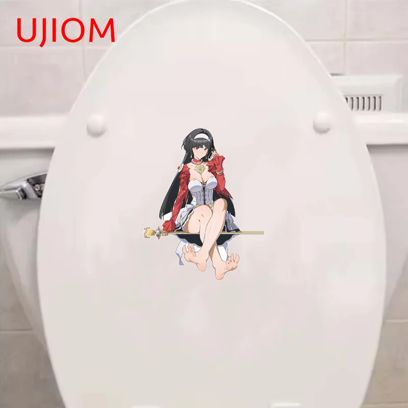 UJIOM Sexy Zenless Zone Zero Astra Yao Wall Sticker Artistic Tendy Eye Catching Sitting Posture Decal Suitable For Living Room