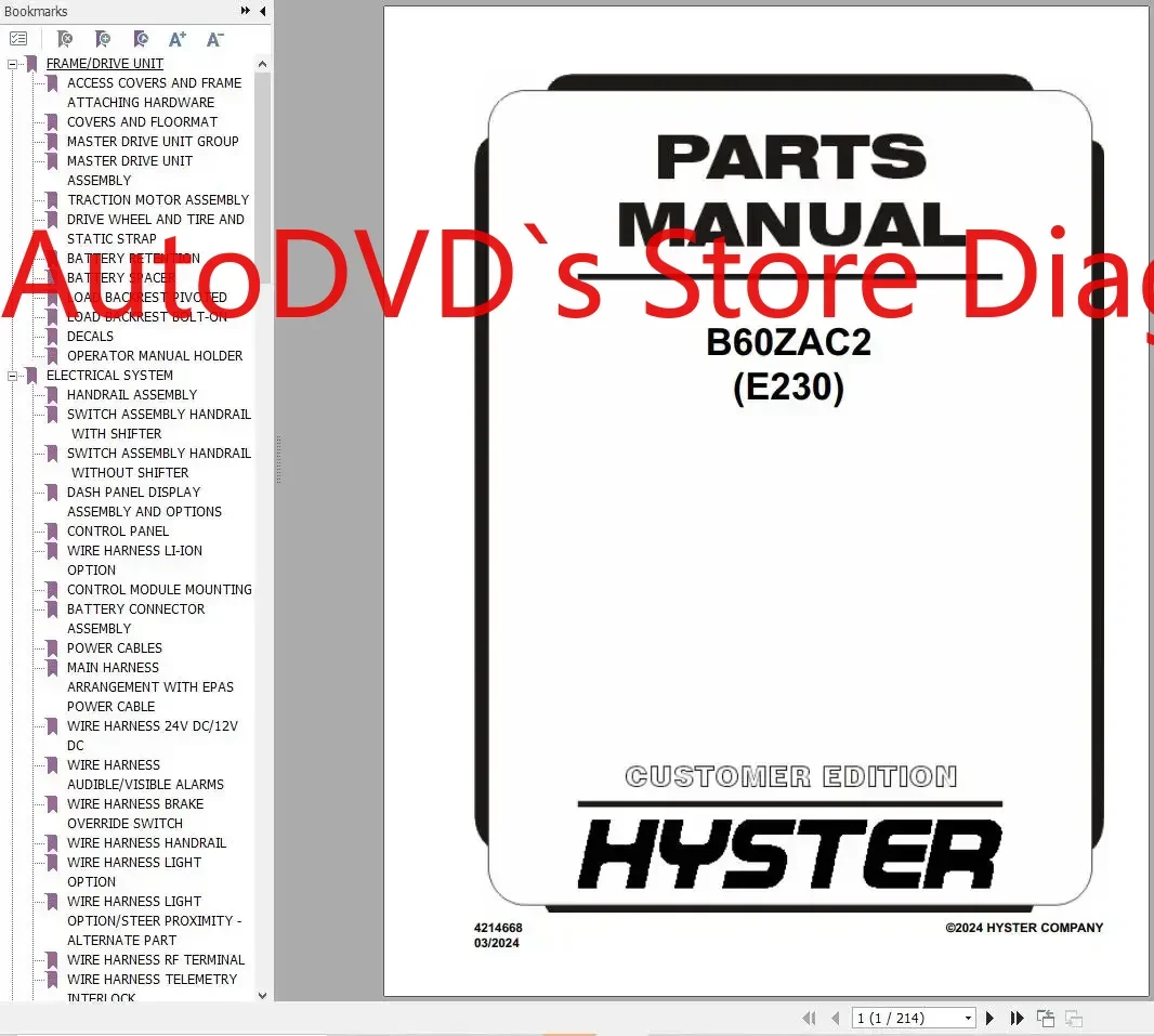 

Коллекция вилочных погрузчиков AutoDVD Hyster 03.2024 Каталог деталей PDF