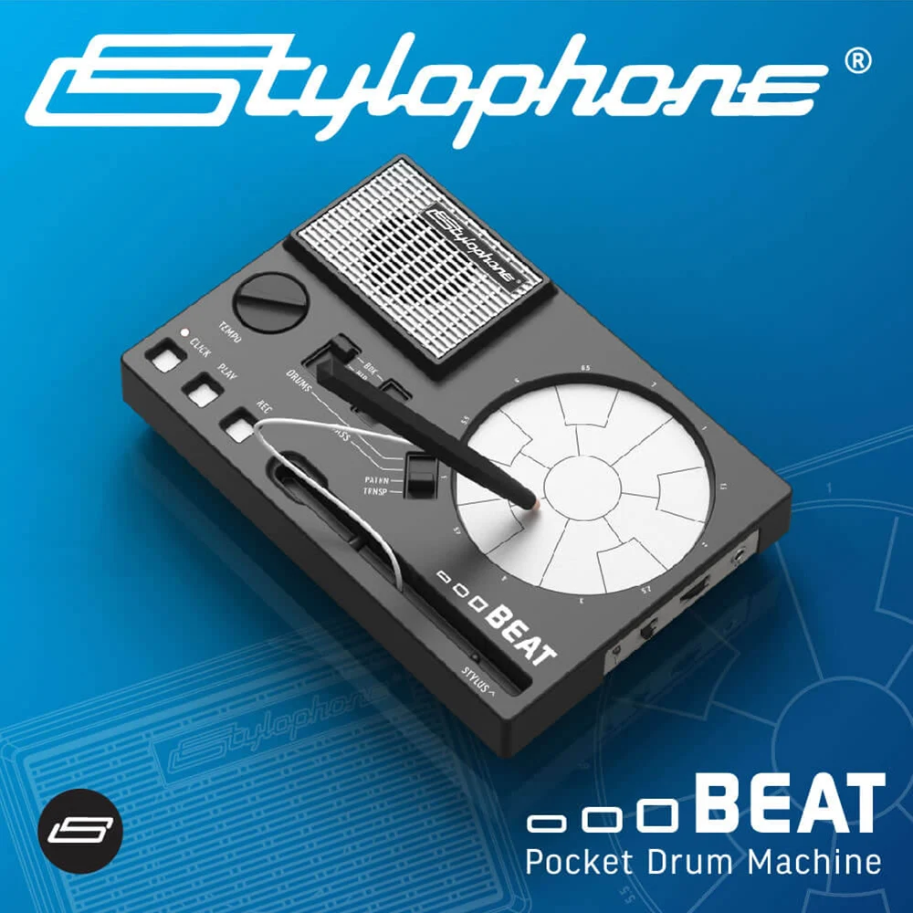 British stylophone BEAT retro electronic drum machine loop bass rhythm machine electric metronome