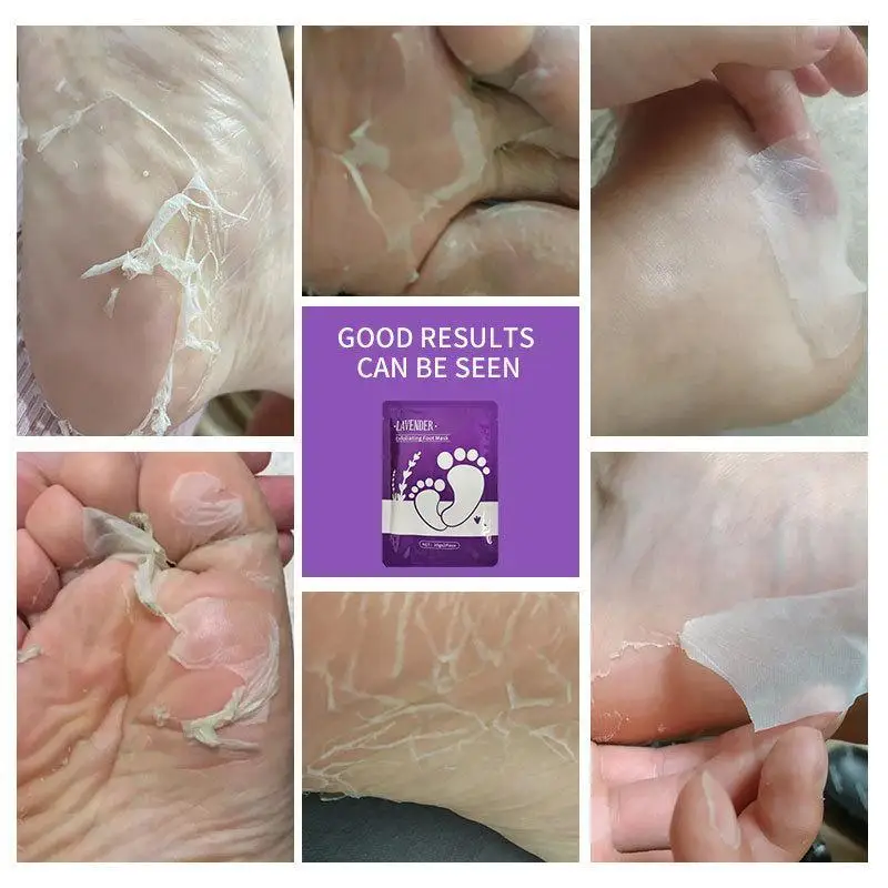 

Lavender Foot Mask Moisturizing Whitening Foot Peeling Mask Anti-aging Exfoliating Feet Pedicure Exfoliant Feet Skin Care