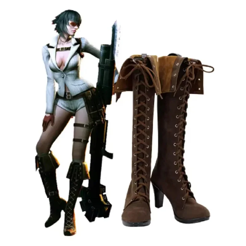 cry-dmc-4-lady-mary-cosplay-costume-chaussures-a-la-main-en-faux-cuir-bottes-a-talons-hauts