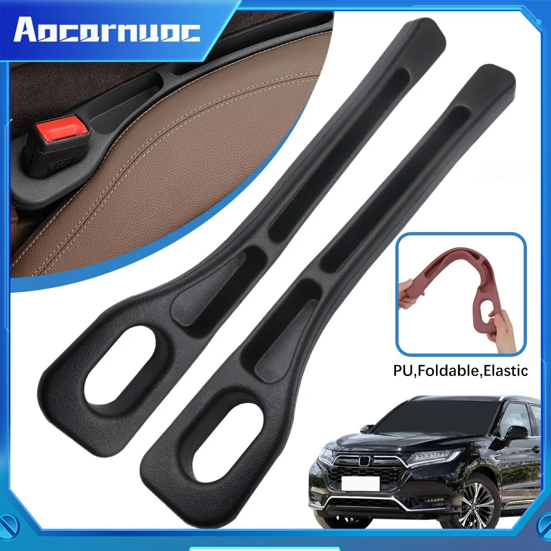 For Honda URV CRV CR-V Civic Car Seat Gap Plug Strip Side Seam Car Gap Filler Leak Proof Seat Gap Storage Organizer Accessories