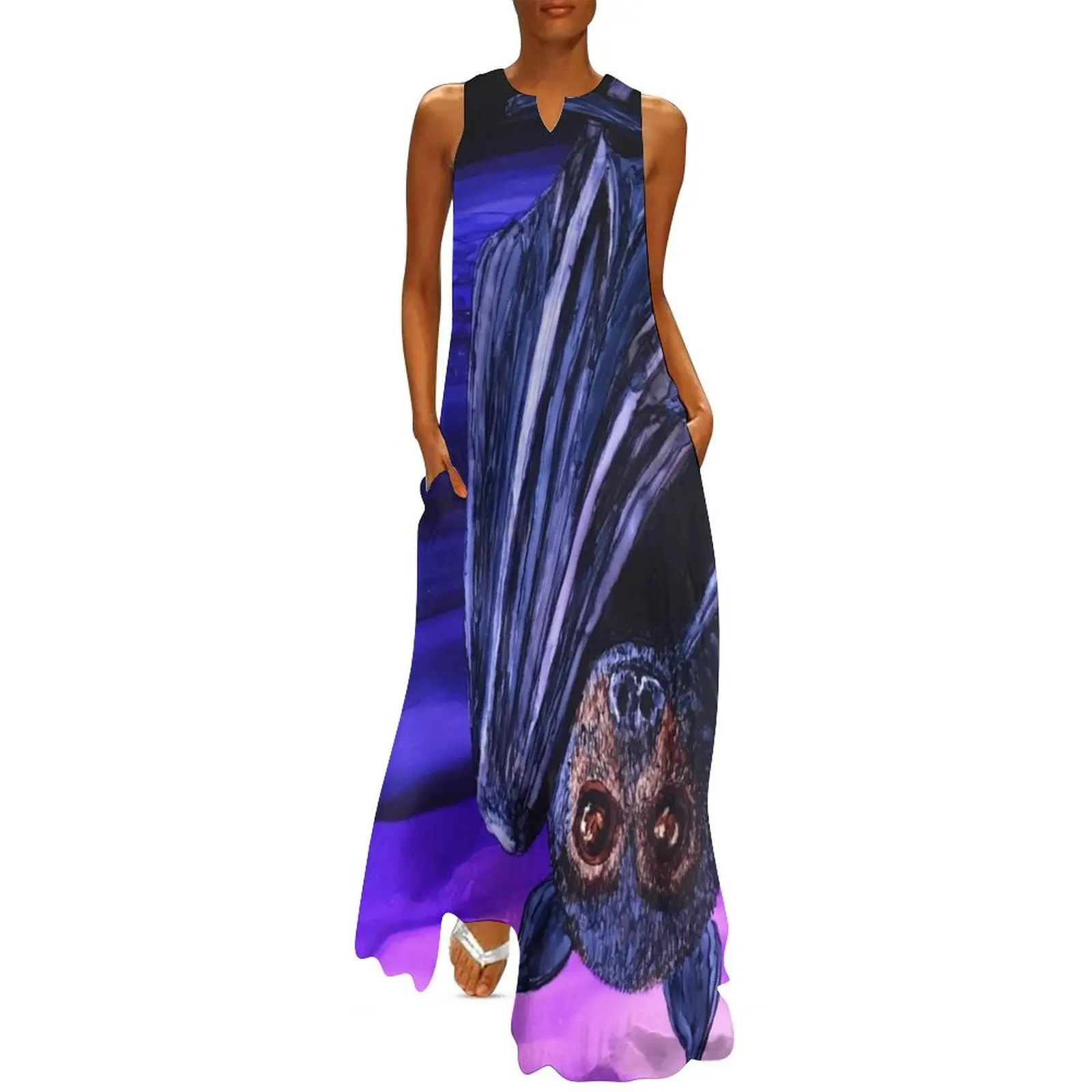 

Vlad the Flying Fox Bat Long Dress dresses korean style Women's summer suit dress party night