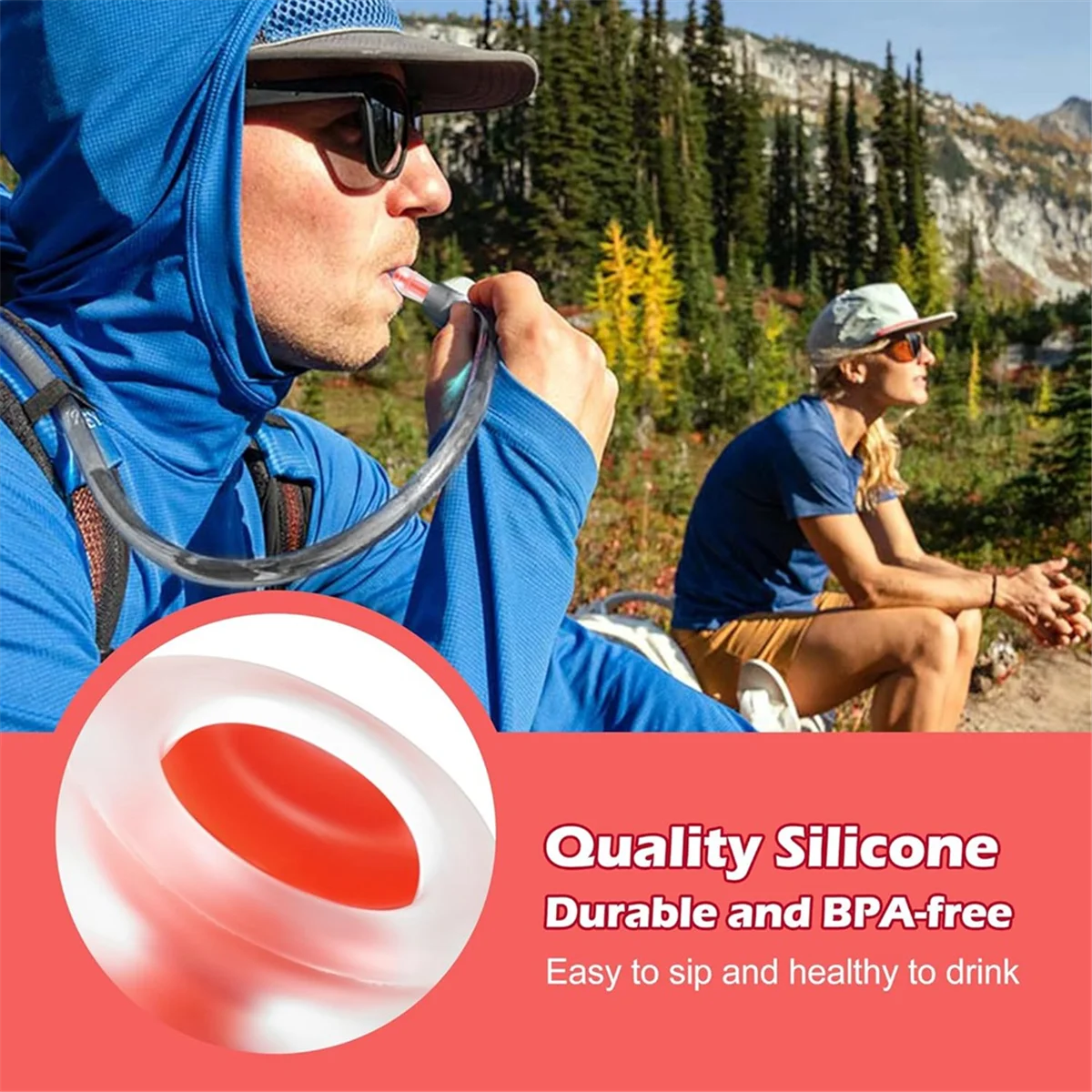 Gaine de remplacement de assujetde morsure pour vessie à eau, réservoirs hydrauliques, paquet d'hydratation, 4 paquets