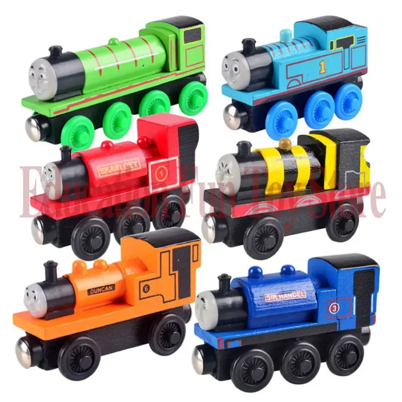 Thomas and Friends Wooden Magnetic Donald Douglas Percy Gordon jasmine james Train brain game Children's Toys Birthday Gift