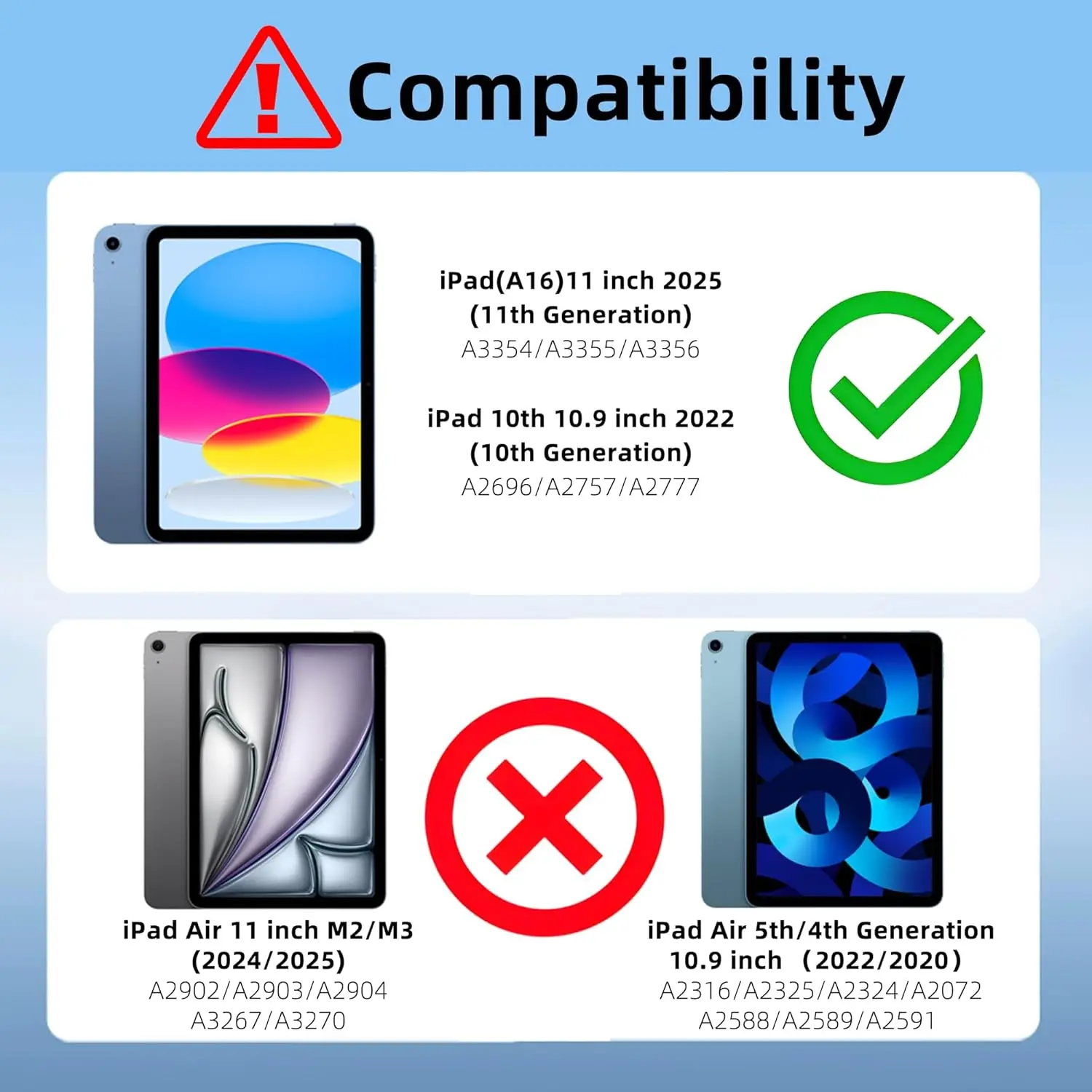 TPU Silicon Transparent Case For iPad (A16) 11th Generation 2025 A3355 A3356 TPU Protective Case For iPad 10th 10.9inch A2696