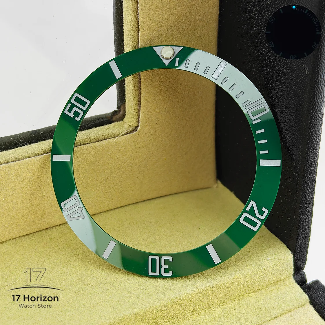 40mm * 31.7mm Ceramic Watch Tilt Bezel Insert Fit 42mm to 44mm Diving GMT Yacht Sea Dweller Watch Cases Watch Ring Accessories