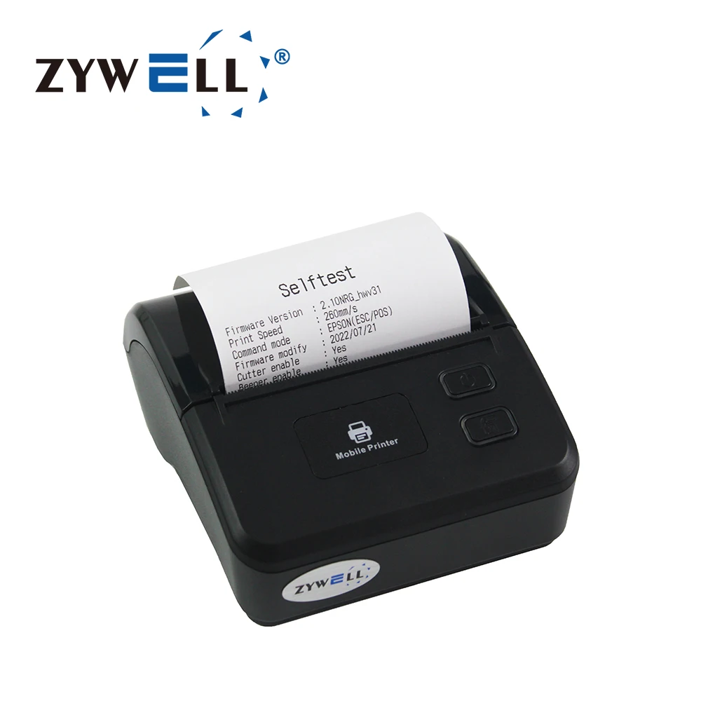 80mm Mini Portable Wireless Printer Imprimante Thermique bluetooth Inkless Thermal Receipt Printer