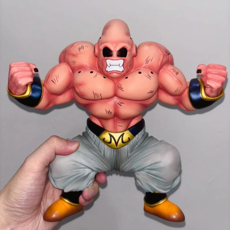 

New Arrival Hot Sale Dragon Ball Z Muscle Buu Figure 25cm Action Anime Figure Model Collection Room Ornament Toys Birthday Gifts