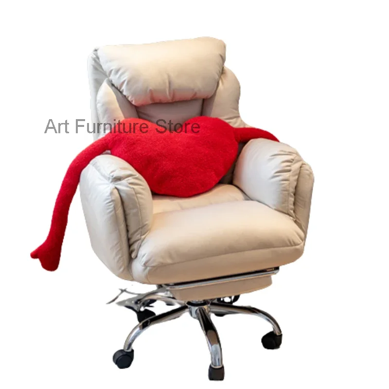 Comfortable Gamer Chairs Love Chair Desk Furniture Home Office Chairs Sofas Sofa Living Room Chair Wheels High Back Lazy Nordic image 6
