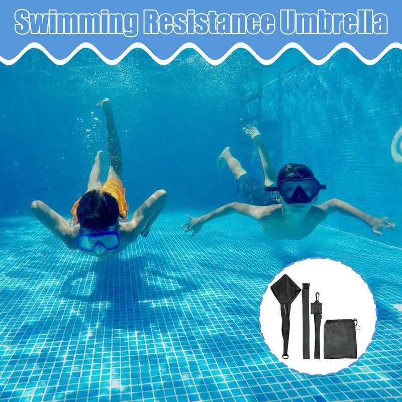 Swimming Resistance Training Swimming Resistance Training Set Swimming Aquatic Resistance Belt Stationary Trainer Swim Parachute