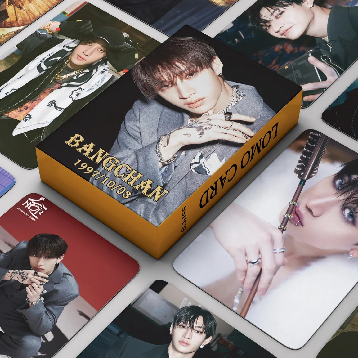 XIURAN 55 Pcs SK Bang Chan HOP Album Lomo Card Kpop Photocards  Postcards  Series