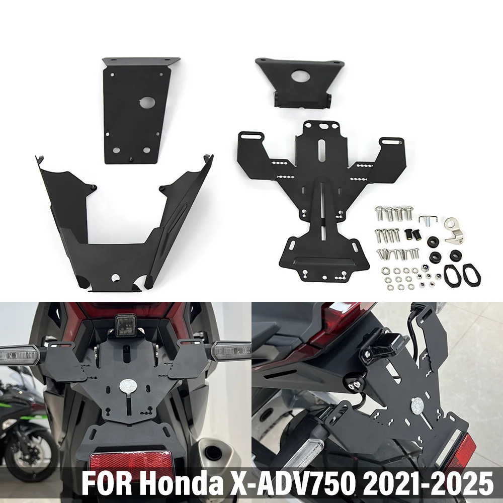 

FOR HONDA X-ADV XADV 750 2021 2022 2023 2024 2025 Motorcycle Rear Tail License Rear License Plate Frame Holder Tailstock Bracket