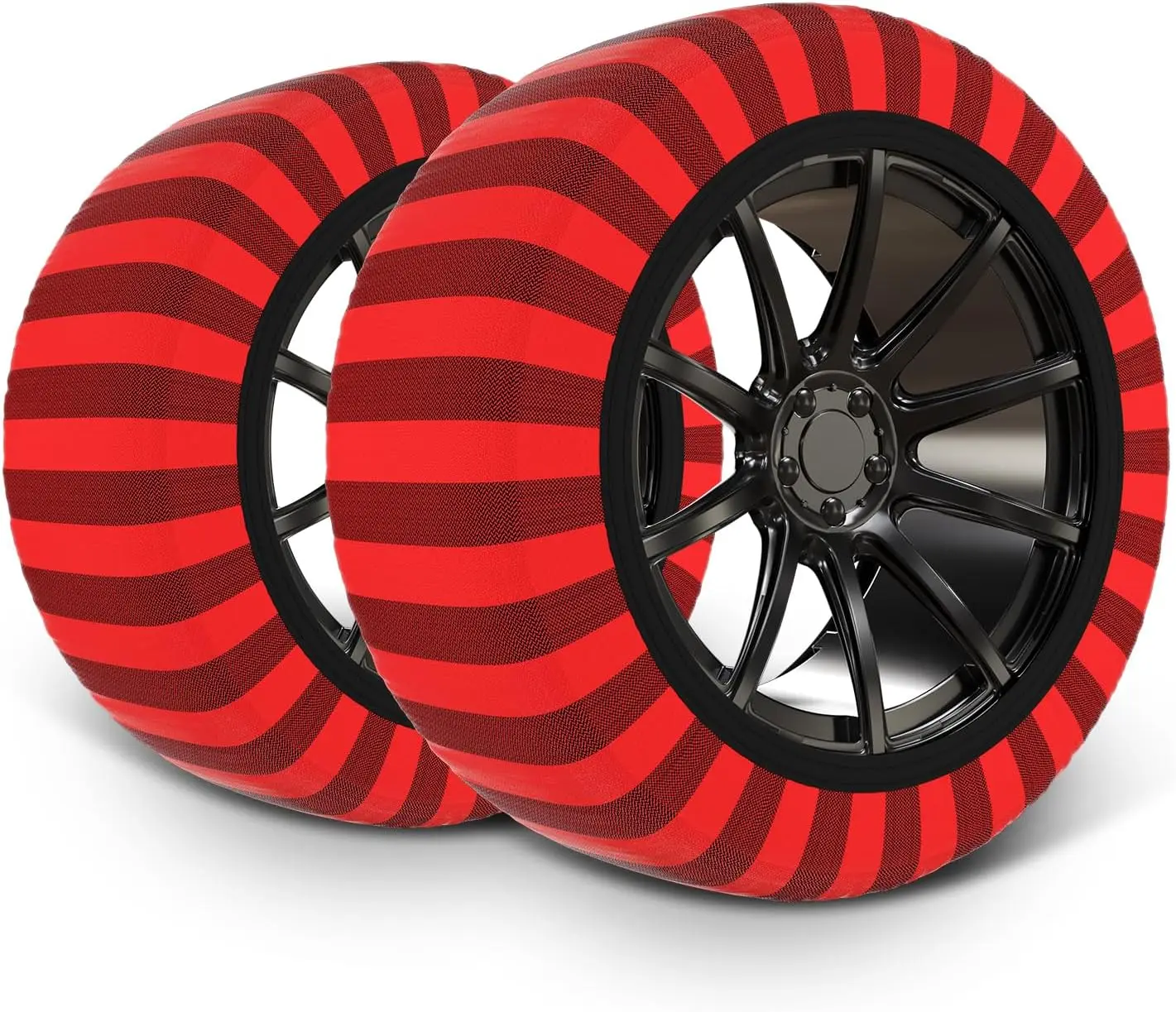 

Замена цепи для шин — классический текстильный тяга 78 футов для снега и льда, прочное многосезонное использование, легко устанавливаемые снежные носки