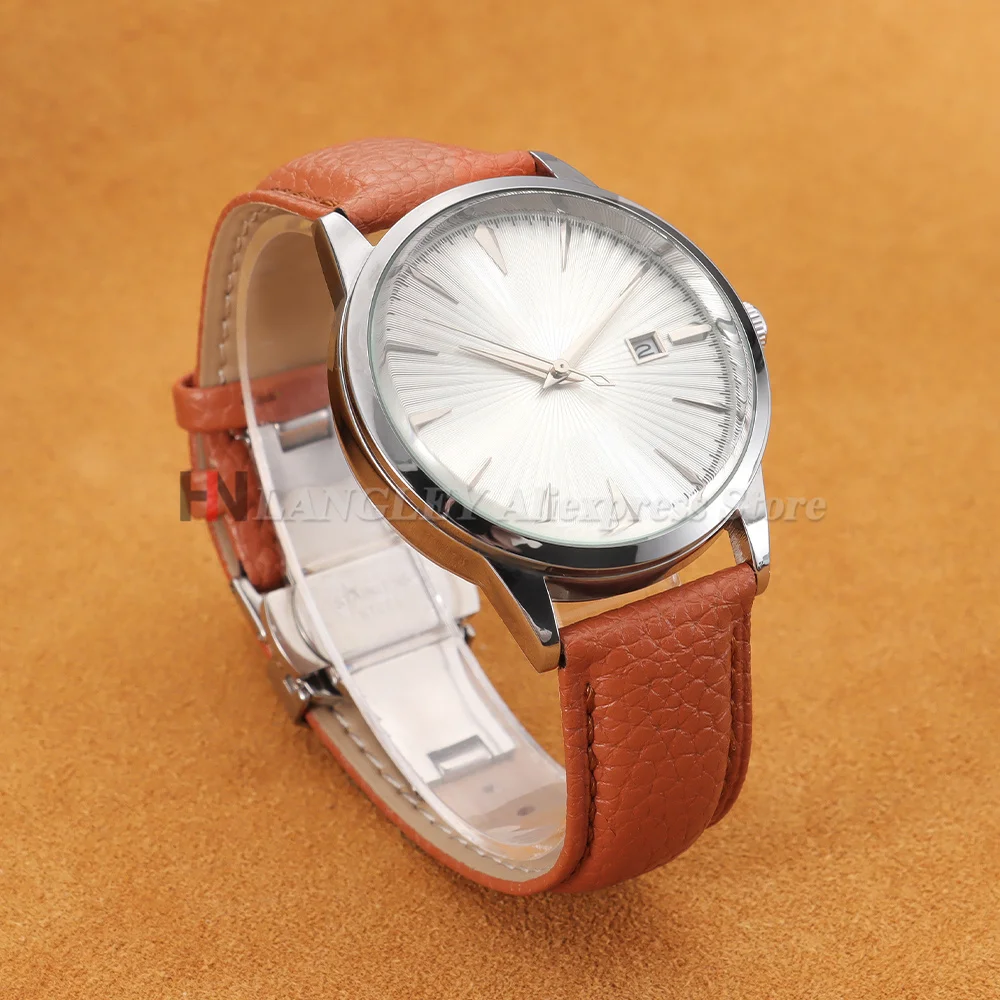 12/14/16/18/19/20/22/24mm Kalbsleder-Uhrenarmband mit Litchi-Prägung, Echtleder-Armband mit Schmetterlingsverschluss, Uhrenzubehör – Detail 16