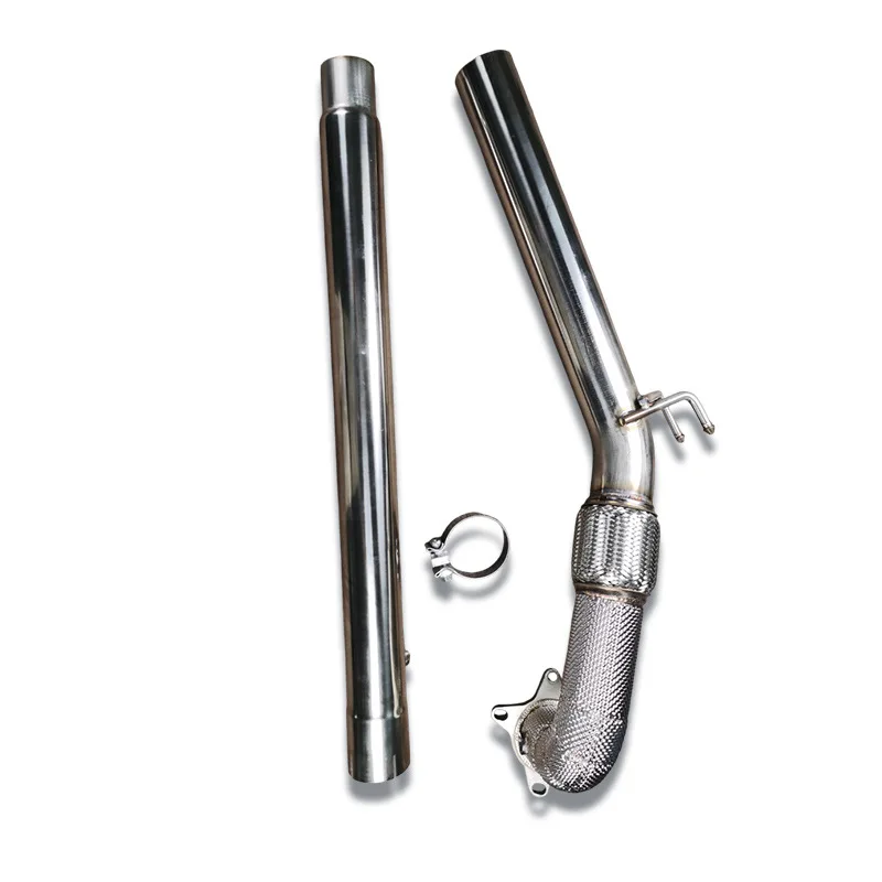 Adecuado para la sección de cabeza Suiteng GTI, diámetro especial 76mm, válvula modificada, sección de cabezal del tubo de escape, suministro de fabricantes