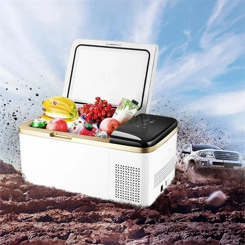 High Quality 19L Dual-Purpose 24V Compressor Portable Refrigerator Low Noise Quiet Car & Home Small Freezer Hot Selling