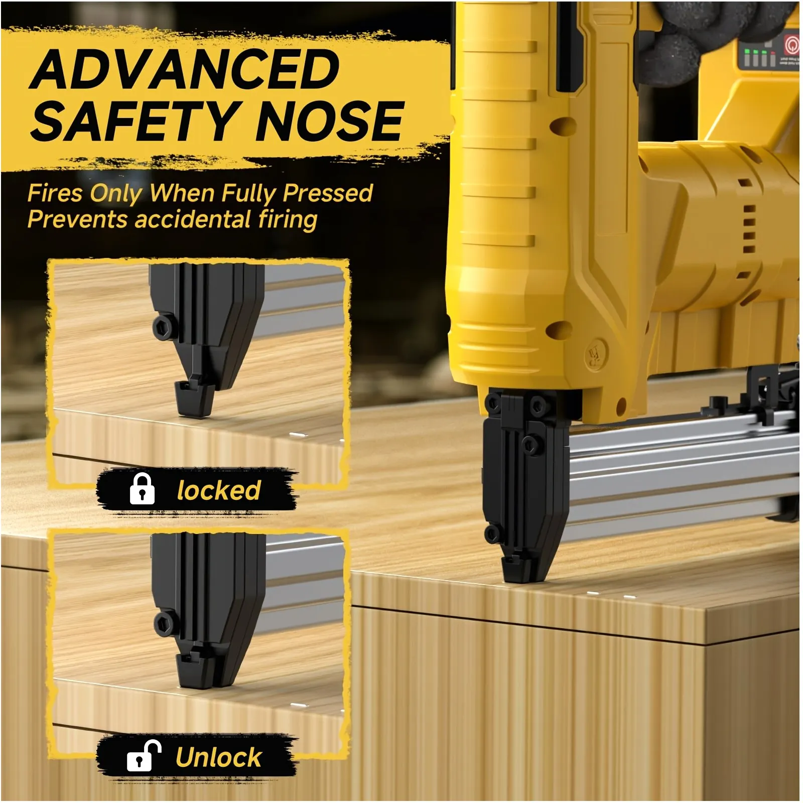 2-in-1 Cordless Brad Nailer & Staple Gun | Brushless Motor | Works with Standard 20V Batteries | Drives 1-1/4″ Brads & 1″ Staple