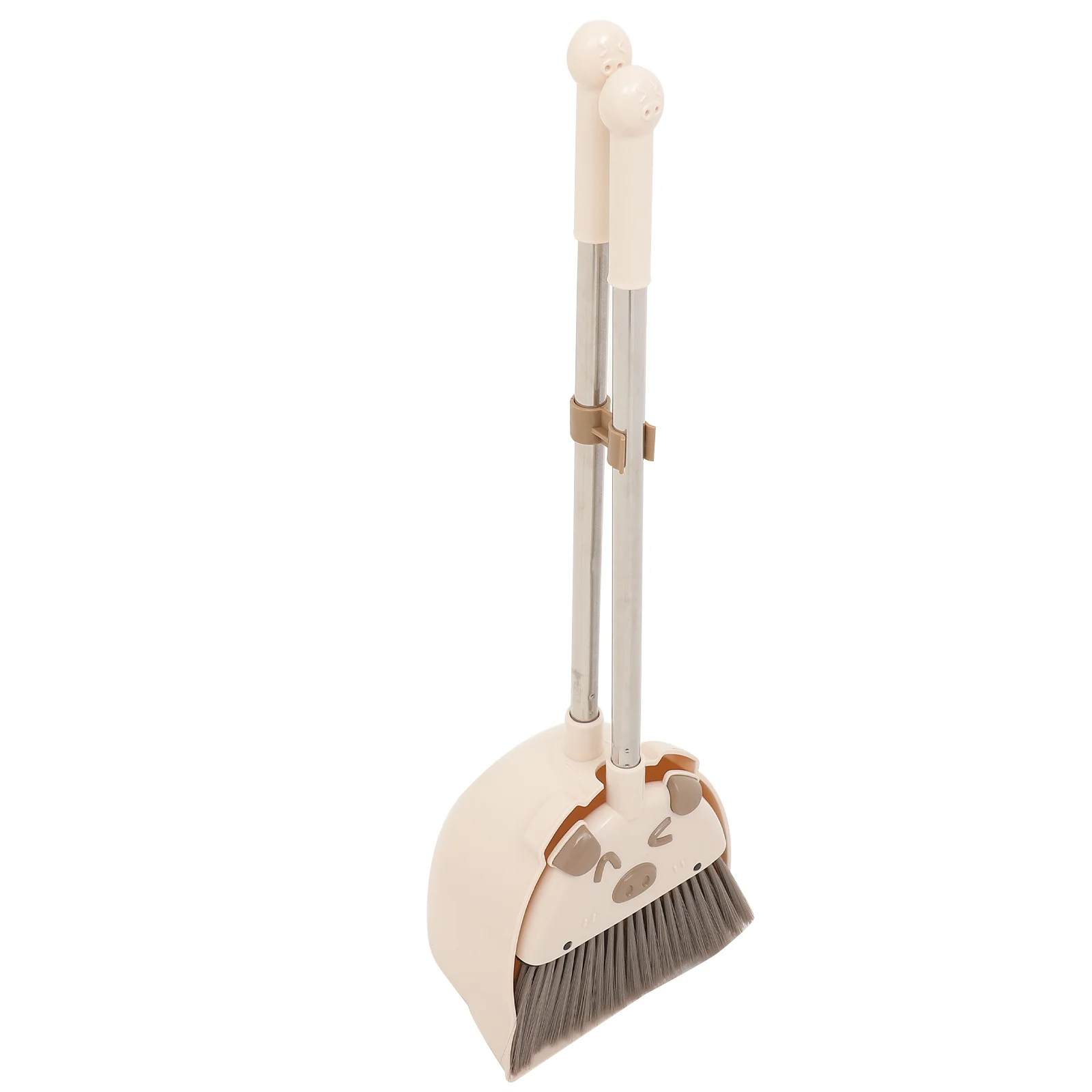 1 set 1 Set Broom Dustpan Set For Kids Children'S Cleaning Playset Small Broom Tool Toddler Housekeeping Helper Pretend Play