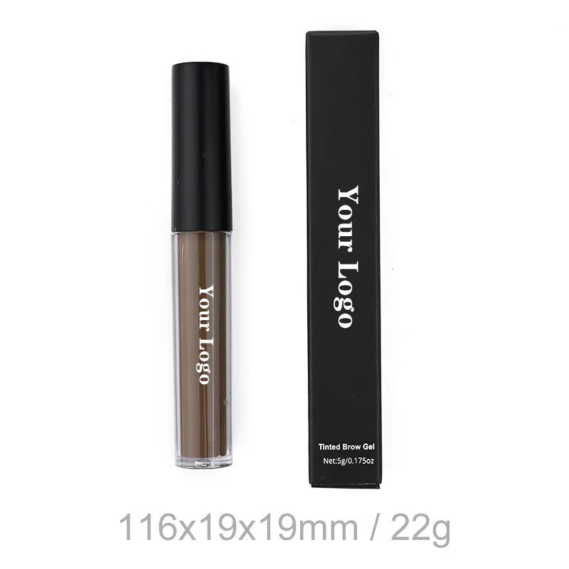 Tinted Brow Gel Private Label Eyebrow Mascara Natural Waterproof Long Lasting Creamy Texture Pomade Wholesale Bulk Business 10pc