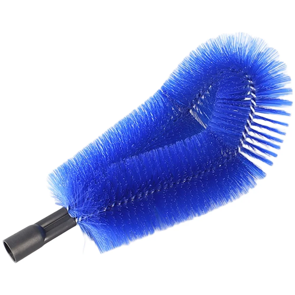 Open-Pile Gutter Brush Head with Stainless Steel Handle for Effective Removal of For Leaves and Sediment Buildup
