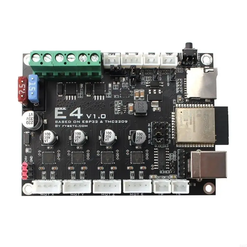 Advanced ESP32 Control Board 240MHz WiFi Wirelessly TMC2209x4 for 3D Printers Printing Efficiency K92C